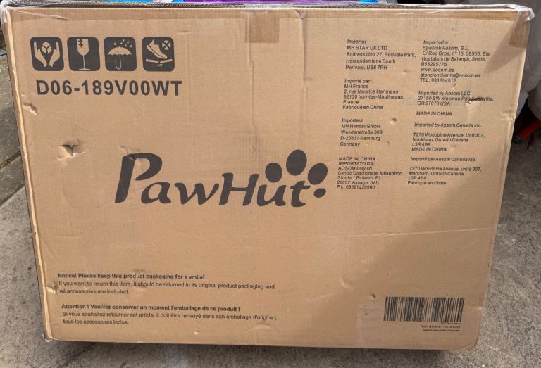 Pawhut indoor fence/cage for dogs