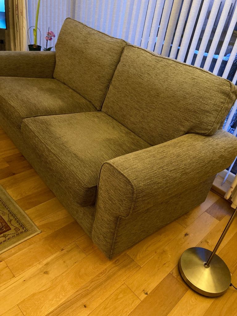 3 piece suite with pouffe