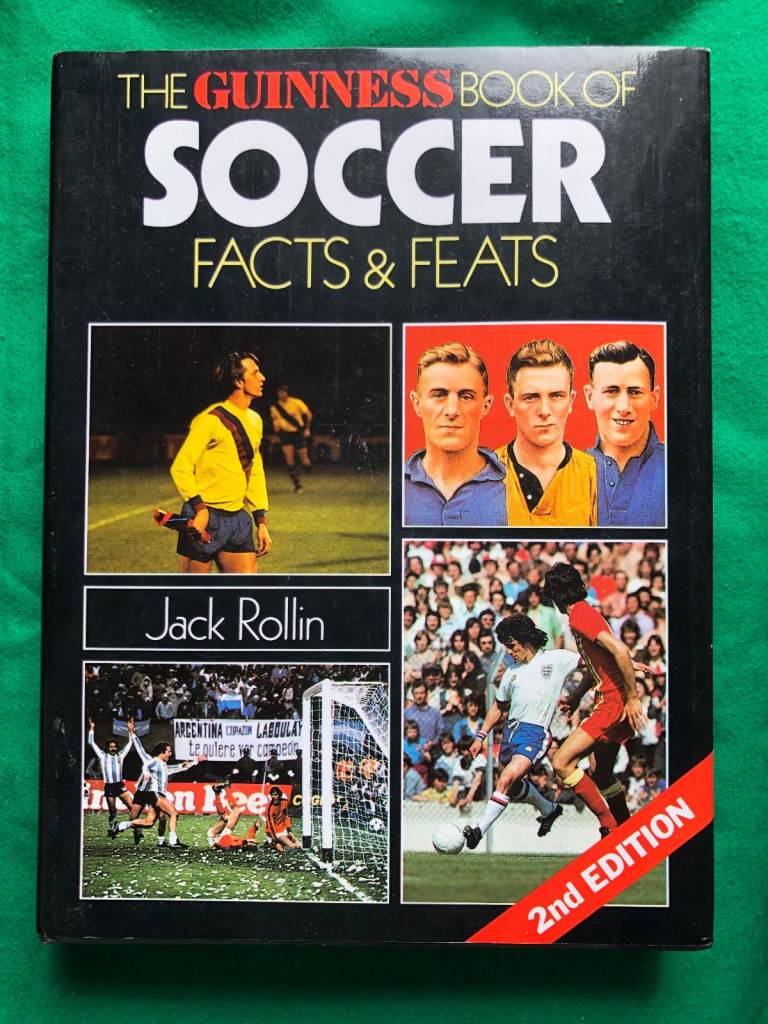 3 Vintage FOOTBALL BOOKS; Guinness Facts & Feats, 1982 World Cup, Hamlet Soccer Special