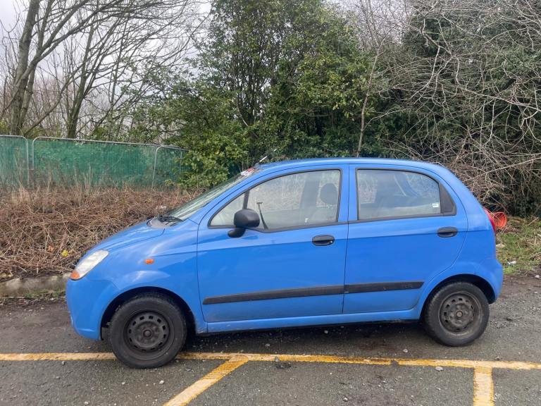 CHEVROLET MATIZ 0.8 S 07 REG BLUE 5 DOOR MOT NOVEMBER 15TH 2026 TAX £165 LOW INSURANCE 50+MPG