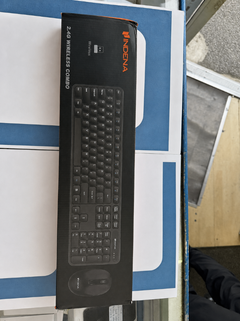 INDENA 2.4G White Edition Wireless Keyboard