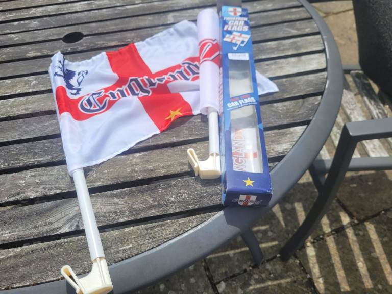 England car flags 
