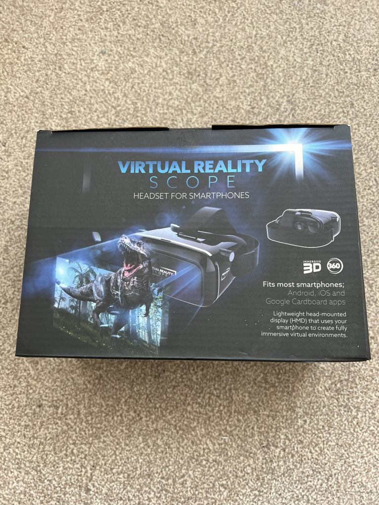 Virtual Reality Scope Headset for Smartphones 
