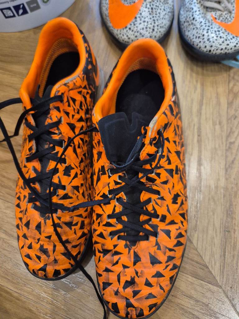 Sondico Blaze TF Football Boots – Orange/Black, Size 3