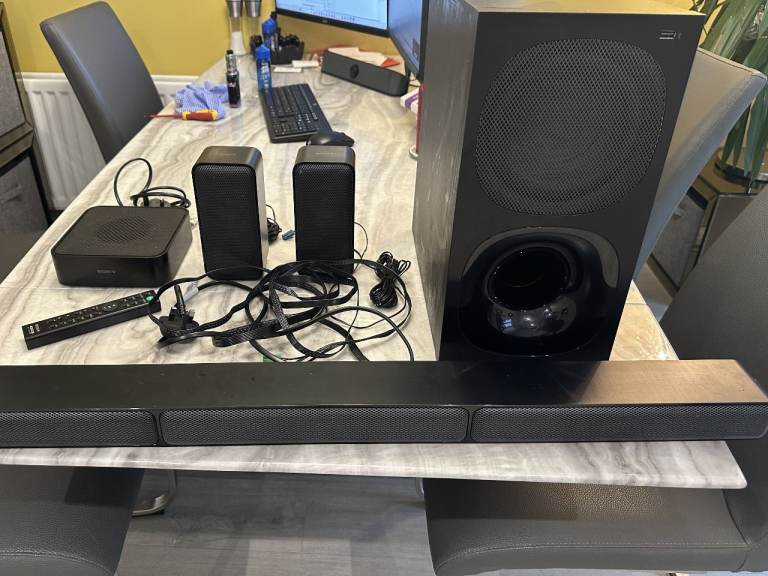 image for Sony HT-S40R 5.1ch 600W Soundbar, Subwoofer & Wireless Rear Speakers, Bluetooth