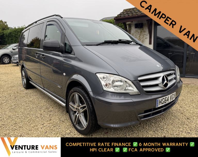 MERCEDES-BENZ VITO 2.1 116 CDI Dualiner Sport Camper Van Grey Manual Diesel 201