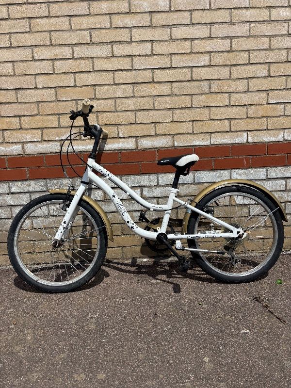 Apollo haze Kids Bike with Gold Mudguards – Good Condition
