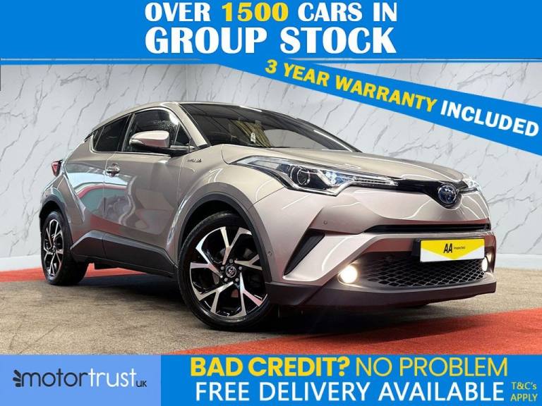 2018 Toyota C-HR 1.8 VVT-h Design SUV 5dr Petrol Hybrid CVT Euro 6 (s/s) (122 ps) HATCHBACK PETRO...
