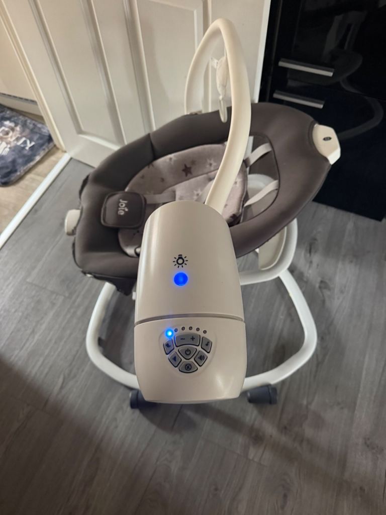 Joie Baby Bouncer/Swing – Grey, Good Condition