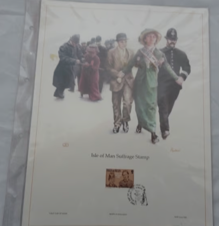 First Day Lithograph Isle of Man Suffrage Stamp 22 May 1981
