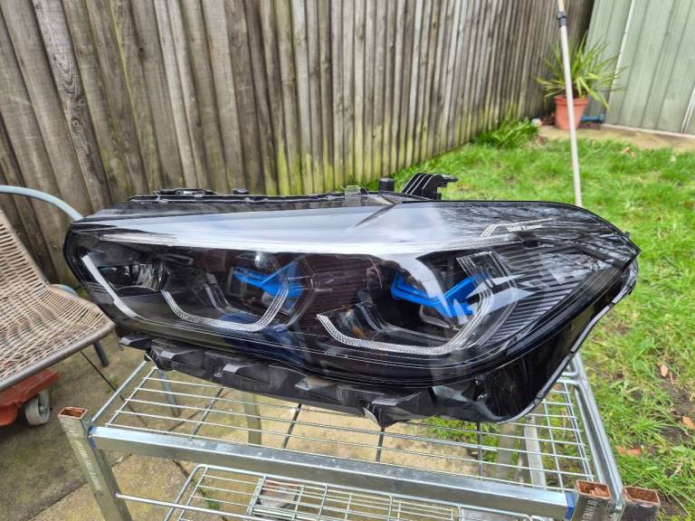 BMW X5 M5 2022 G05 FOOHTB 713802 LEFT PASSENGER SIDE LASER HEADLIGHT W/ PPF FILM