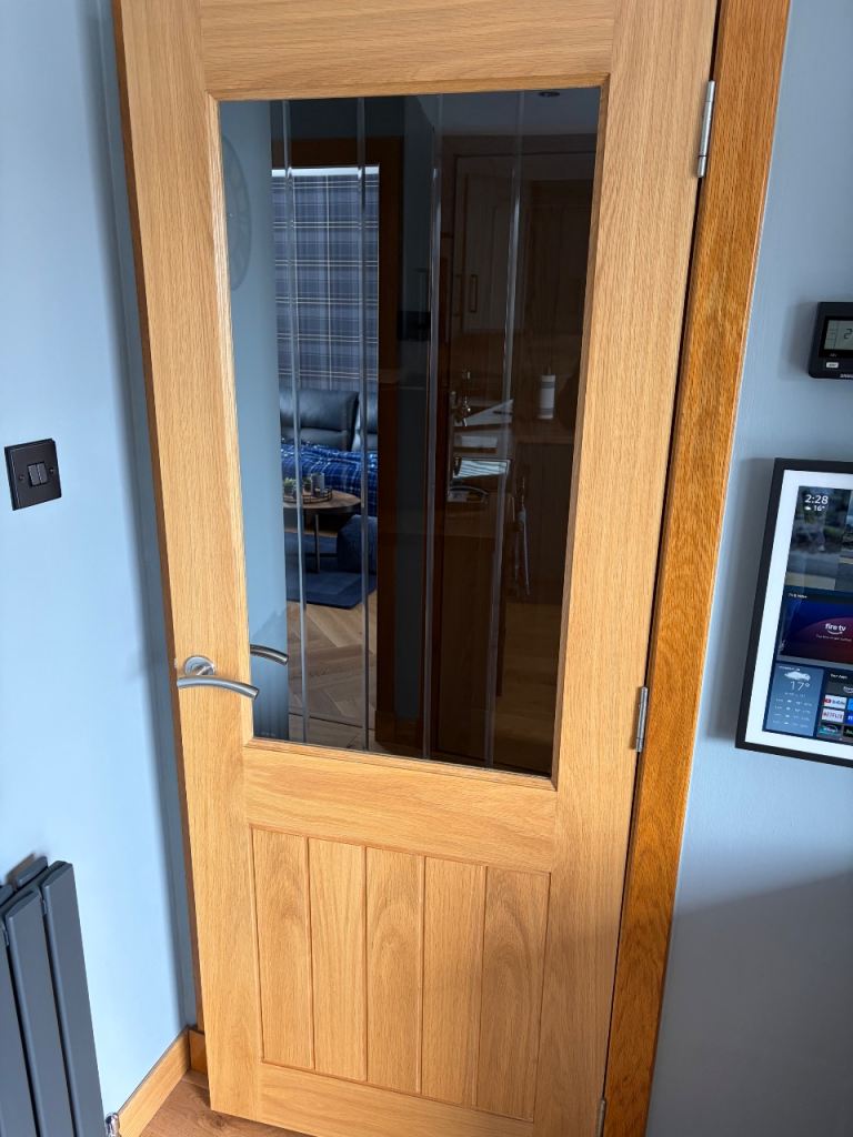 Oak internal finished door 