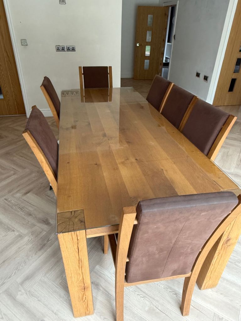 Pure oak dinning table 
