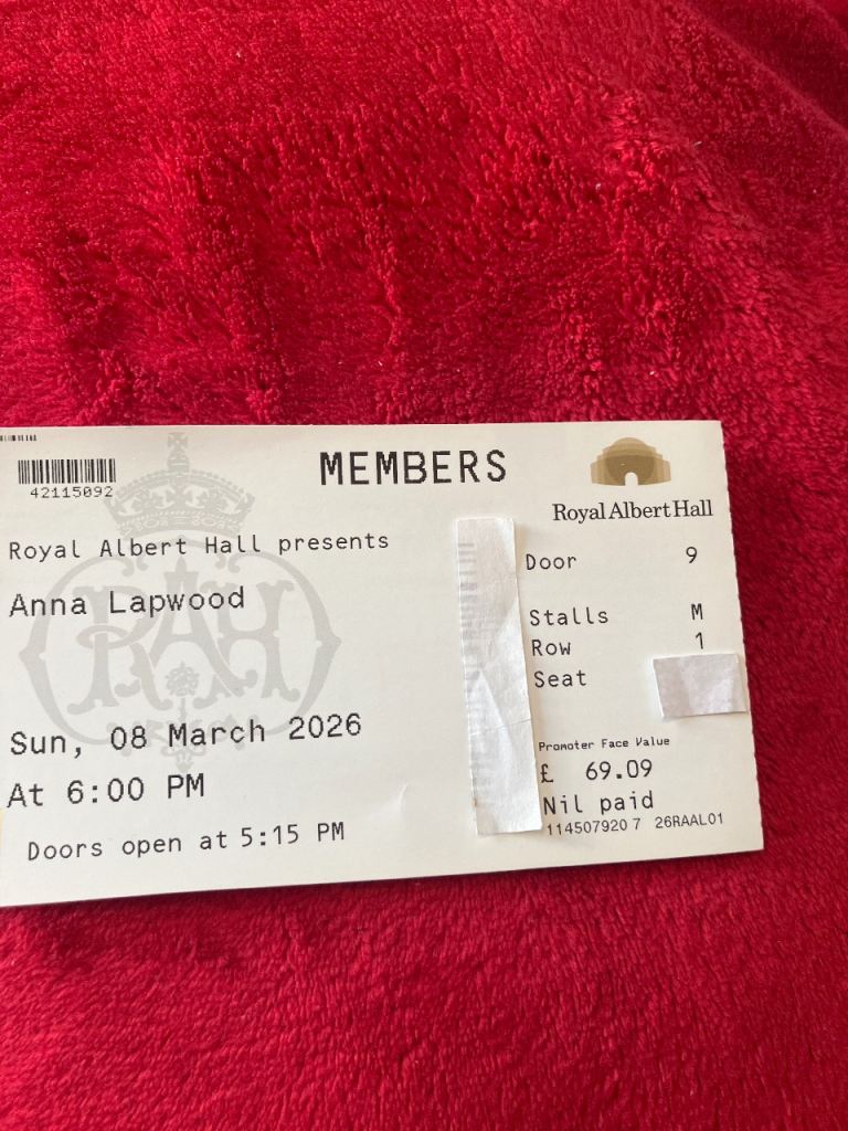 Anna Lapwood at the Royal Albert Hall.