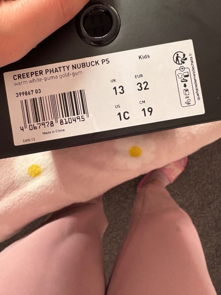 Puma junior trainers