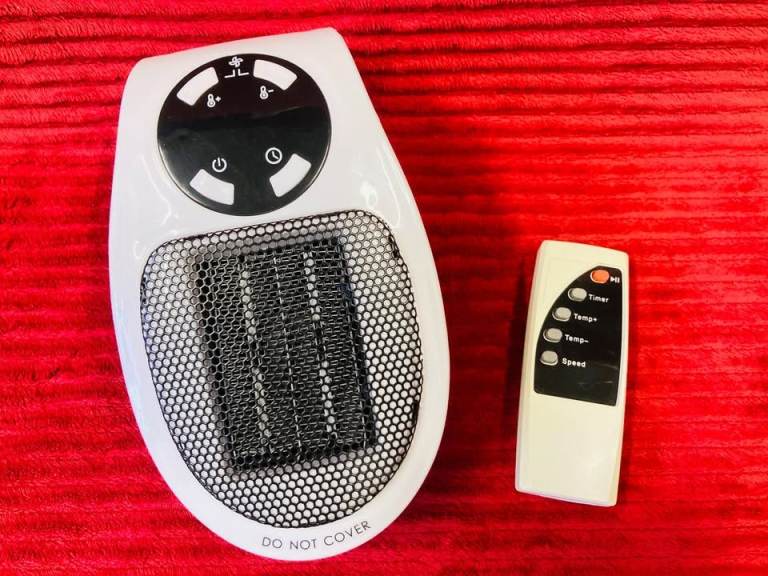 500W Ceramic Alpha Mini Heater Uses 30% Less Energy