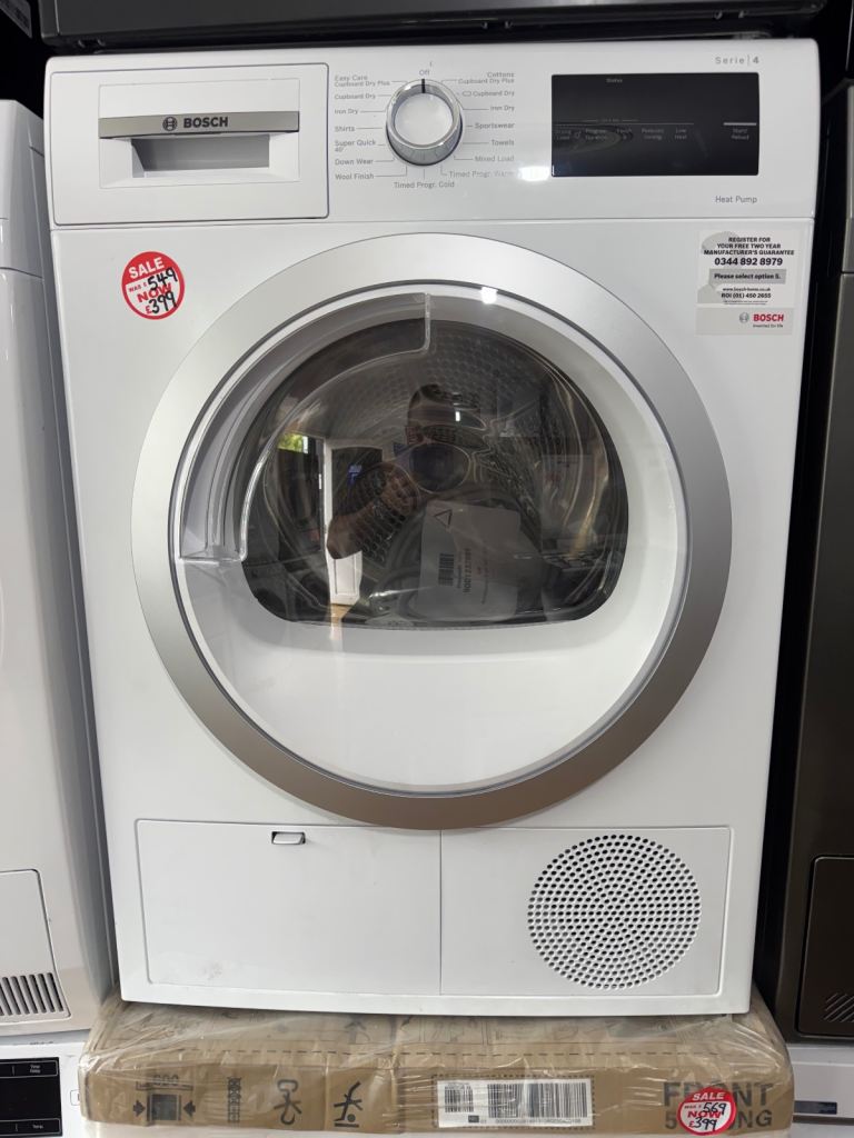 Bosch Tumble Dryer – Brand New, White 9kg