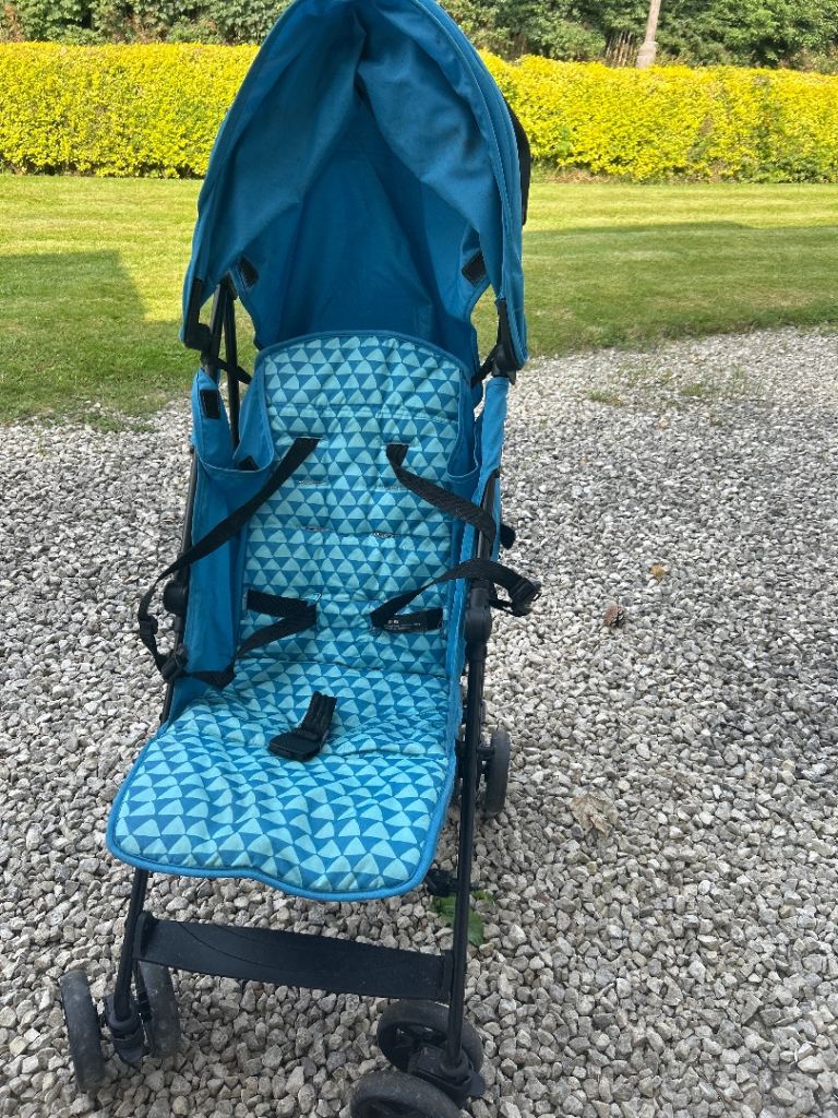 Blue Pushchair / Stroller – Good Condition