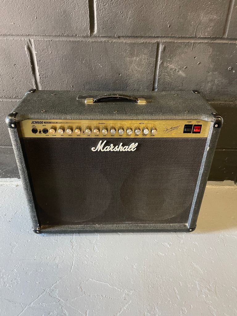 Marshall Jcm600 Valve guitar amplifier 60Watt 2x12 combo amp Black