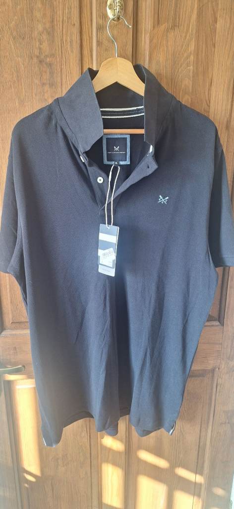 Crew clothing navy polo shirt  XL - brand new