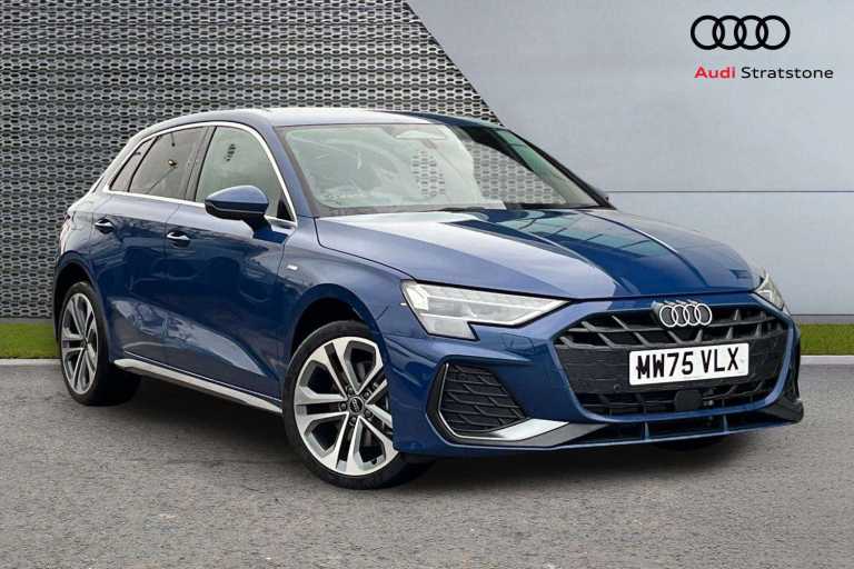 2025 Audi A3 40 TFSI e S Line 5dr S Tronic [Tech Pack] Hatchback Plug-In Hy Automatic