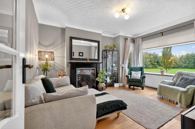 Grey & White Blackout Curtains