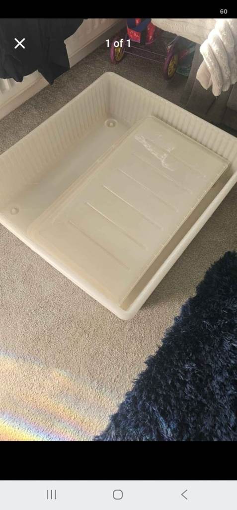 Underbed storage boxes