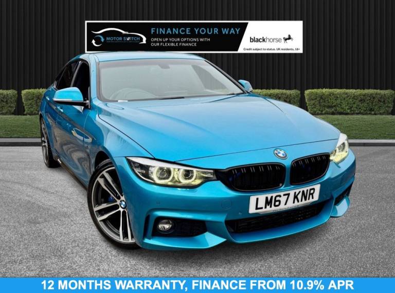 2017 67 BMW 4 SERIES GRAN COUPE 2.0 420D M SPORT HATCHBACK 5DR DIESEL AUTO EURO 
