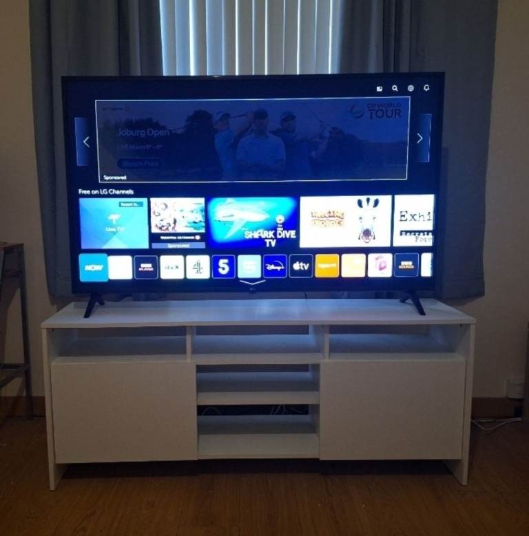 60 inch TV and TV unit 