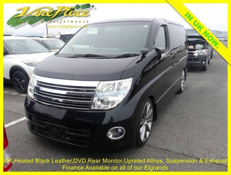 2008 Nissan Elgrand 3.5 Highway Star Black Leather Limited,Auto,8 Seats MPV Petrol Automatic