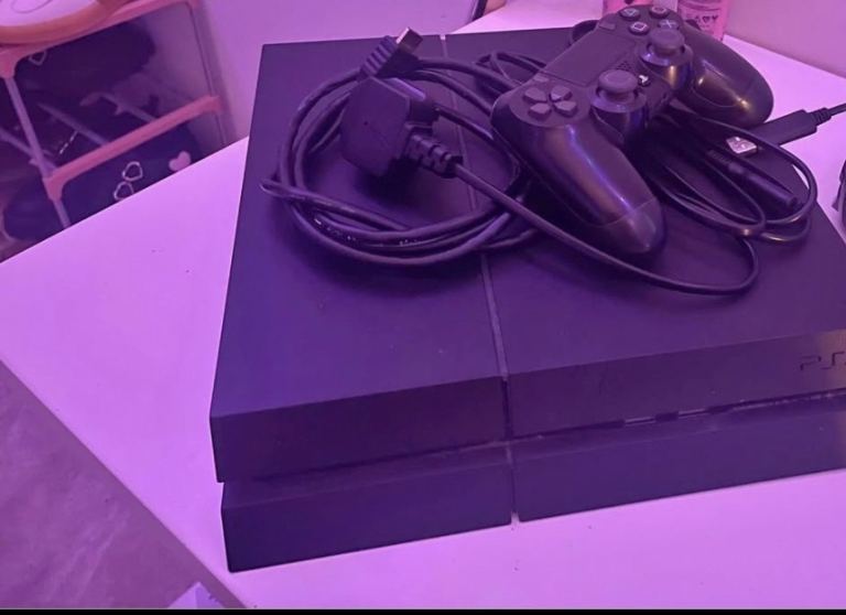 PS4 and controller 