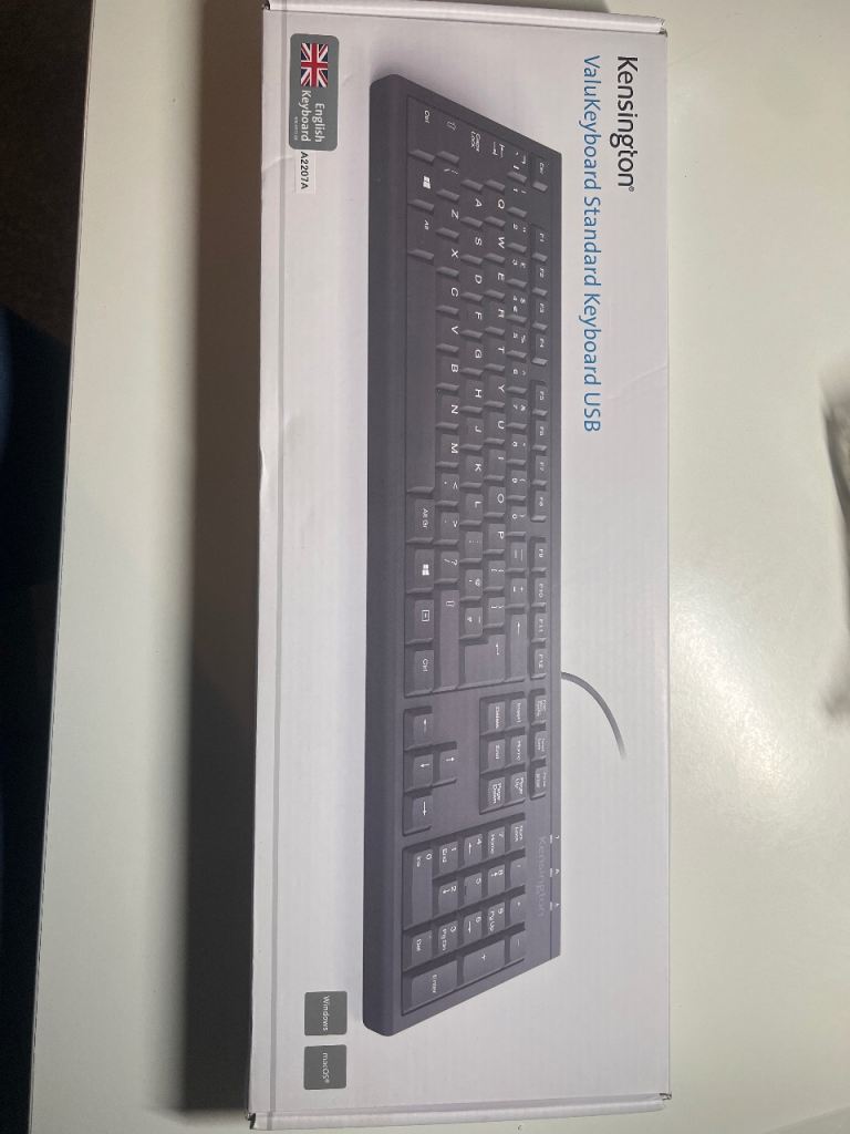 Kensington ValuKeyboard Standard USB Keyboard – New