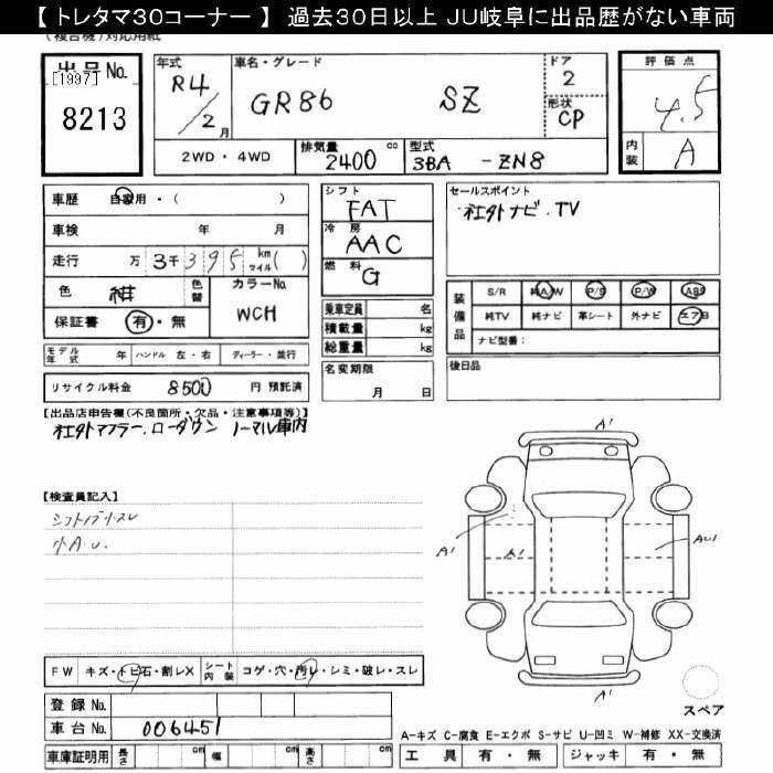 Toyota GR86 2.4 Boxer D-4S Coupe 2dr Petrol Auto Euro 6 (234 ps) Petrol Automatic