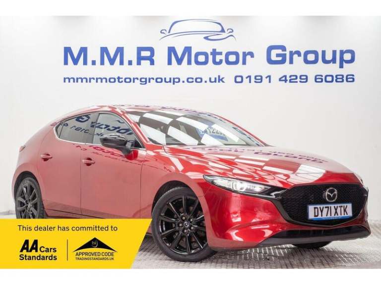 2021 Mazda Mazda3 2.0 e-SKYACTIV-G MHEV Sport Lux Auto Euro 6 (s/s) 5dr Hatchback Petrol Automatic