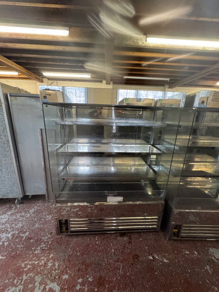 Commercial display fridge open front cafe shop restaurant takeaway 