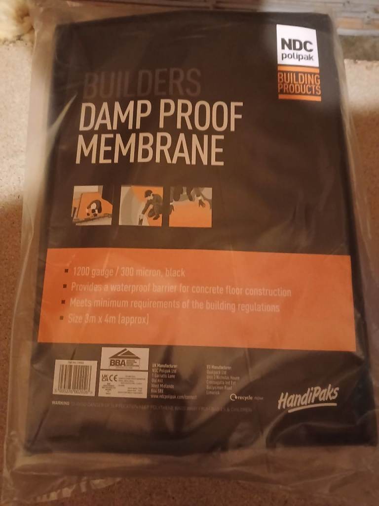 BUILDERS DAMPPROOF MEMBRANE