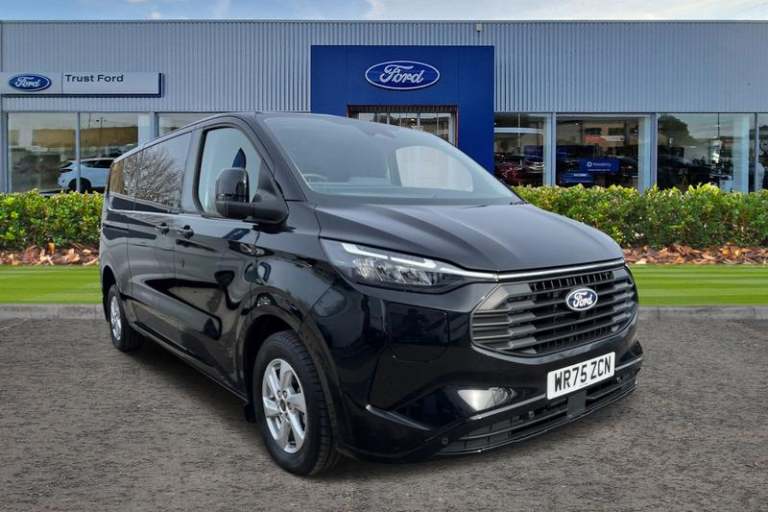 2025 Ford Transit Custom 340 Limited AUTO L2 LWB 9 Seat Kombi FWD 2.5 PHEV 232ps Low Roof Automat...