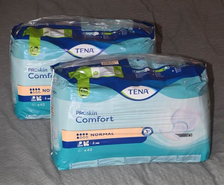 2 packs TENA Proskin Comfort Normal