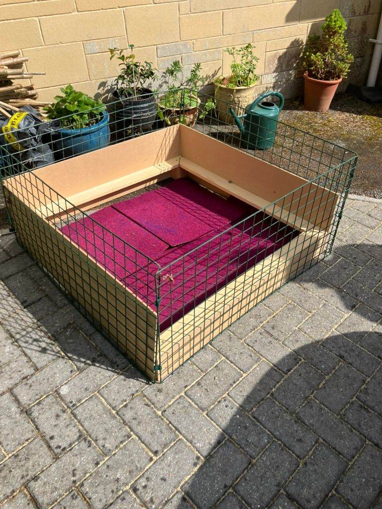 Whelping box or tortoise cage for the garden 