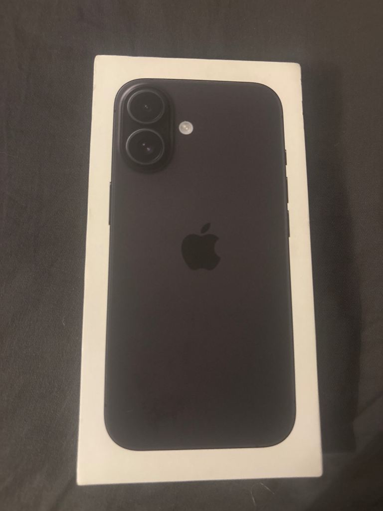 Apple iPhone 16 Black – BNIB