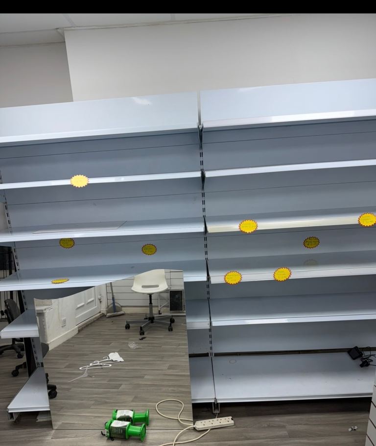 Retail Shop Shelving Units – Good Condition