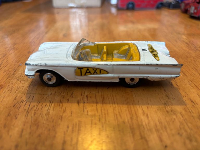 Vintage Metal Toy Taxi