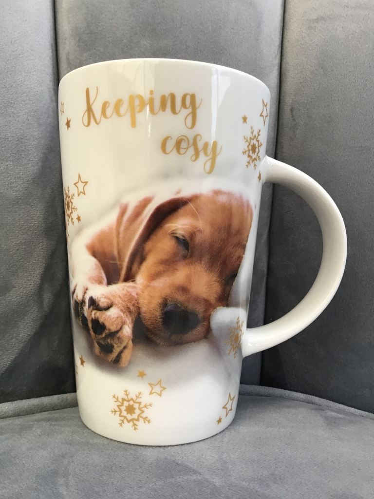 ‘Otter House’ Sleeping Puppy Dog Mug Cup - BRAND NEW 