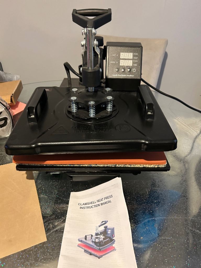 Clamshell Heat Press with Accessories