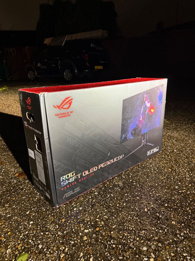 image for 32” Asus ROG Gaming OLED monitor