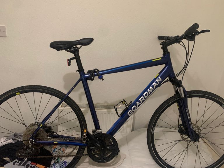 Boardman Hybrid Bike – Blue, Good Condition