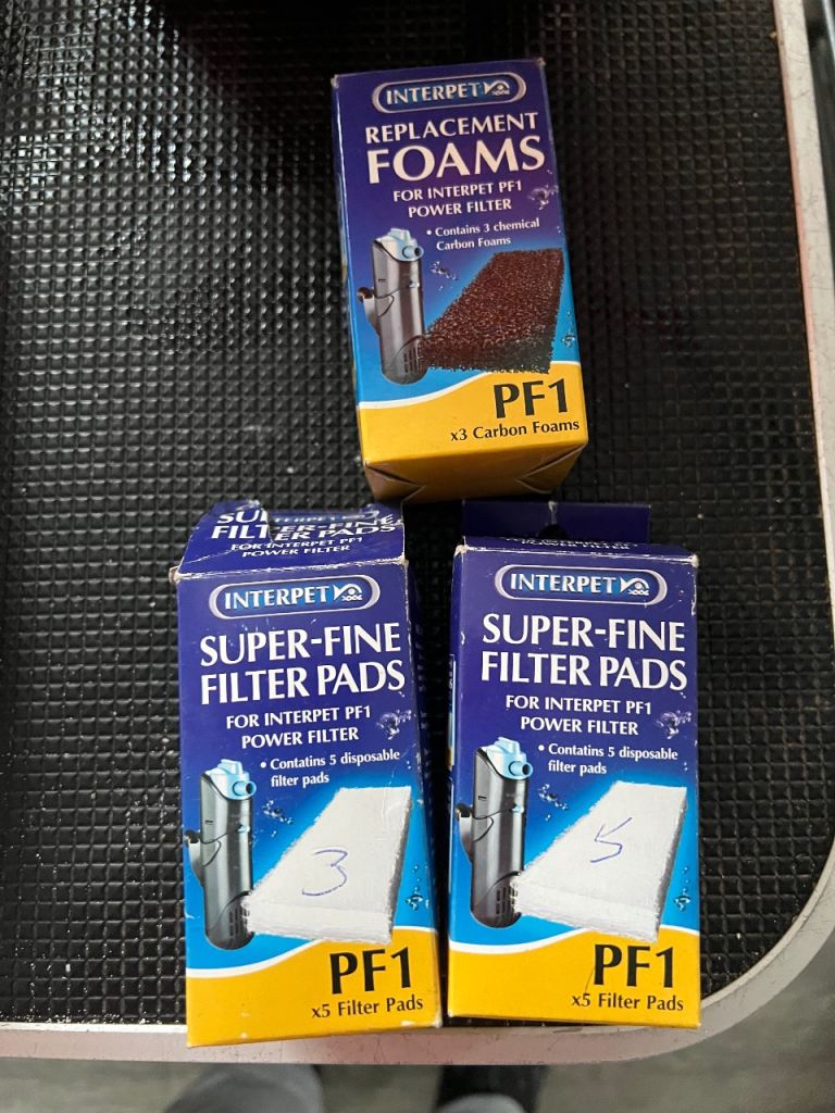 Interpet replacement filter pads, foam  & fluval filter pads from £6 