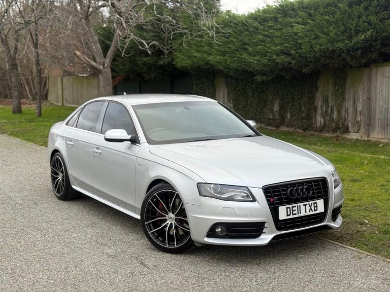 2011 [11] AUDI S4 3.0 PETROL TFSI V6 S TRONIC/AUTO QUATTRO SALOON ULEZ SILVER