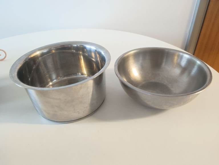 Premium Stainless Steel Indian Cookware Set – Tri-Ply Kadhai (16cm) & Patila/Tope (~3-4L)