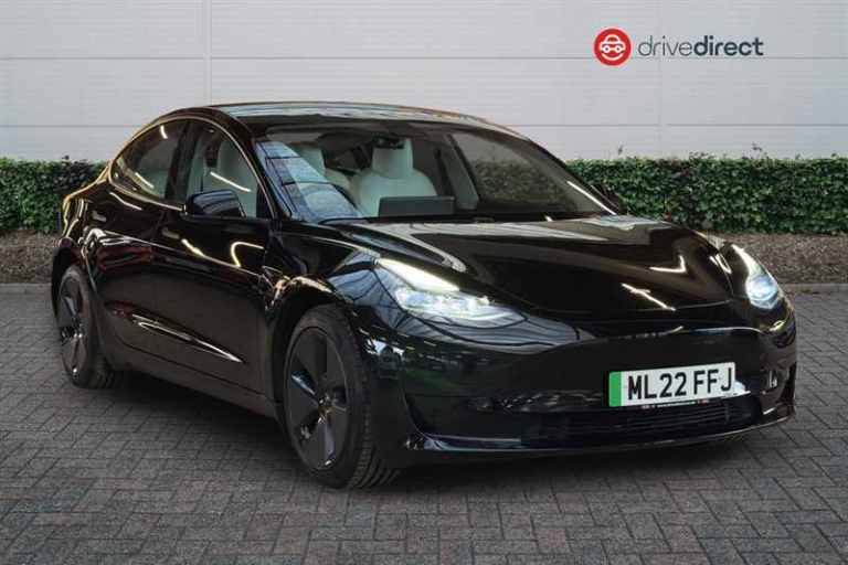2022 Tesla Model 3 Standard Range Plus Saloon 4dr Electric Auto RWD (241 bhp) Saloon Electric Aut...